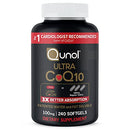 CoQ10 100mg Softgels - Qunol Ultra 3x Better Absorption Coenzyme Q10 Supplements - Antioxidant Supplement For Vascular And Heart Health & Energy Production - 4 Month Supply - 120 Count