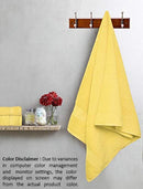 GLAMBURG 8-Piece Towel Set, Contains 2 Oversized Bath Towels 30x54, 2 Hand Towels 16x28, 4 Wash Cloths 13x13 - Quickdry Towel Sets, Ideal for Everyday use, Hotel & Spa - Black