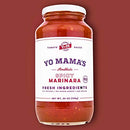 Keto Marinara Pasta Sauce by Yo Mama's Foods - Pack of (2) - No Sugar Added, Low Carb, Low Sodium, Gluten Free, Paleo Friendly, and Made with Whole, Non-GMO Tomatoes. (Shipping Only)