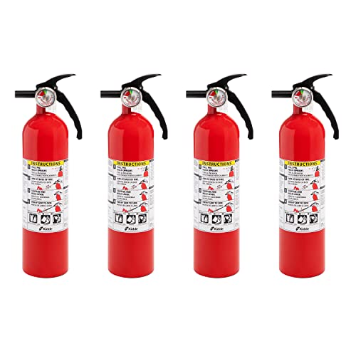 Kidde Fire Extinguisher for Home, 1-A:10-B:C, Dry Chemical Extinguisher, Red, Mounting Bracket Included