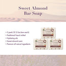 A LA MAISON Lavender Flower Bar Soap - Triple French Milled Natural Moisturizing Hand Soap Bar (3 Bars of Soap, 8.8 oz)