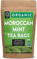 FGO Organic Green Tea, Eco-Conscious Tea Bags, 100 Count