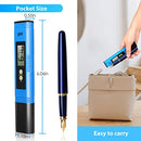 PH Meter, 0.01 High Accuracy Pocket Size with 0-14 PH Testing Range PH Tester, Digital PH Meter for Drinking Water
