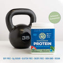 Vegan Protein Powder with BCAA  Organic Hemp Seed Gluten Free Non-GMO Dairy Soy Sugar Free Low Carb Plant Based Protein Powder | Unflavored Warrior Blend by Sunwarrior