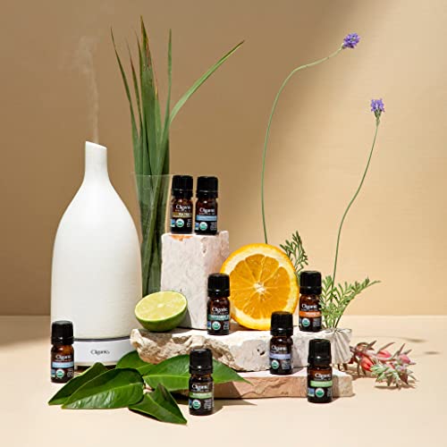 Cliganic Organic Cardamom Essential Oil - 100% Pure Natural for Aromatherapy Diffuser | Non-GMO Verified