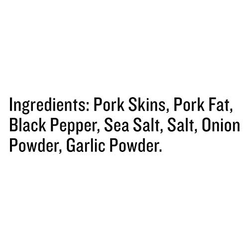 EPIC Sea Salt & Pepper Pork Rinds Keto Friendly, Paleo Friendly, 2.5 oz (Shipping Only)