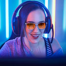 livho 2 Pack Blue Light Blocking Glasses, Computer Reading/Gaming/TV/Phones Glasses for Women Men,Anti Eyestrain & UV Glare (*B1 Light Blcak+Clear, Clear)