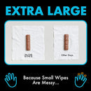 DUDE Wipes Flushable Wipes - 3 Pack, 144 Wipes - Unscented Adult Wet Wipes with Vitamin-E & Aloe for at-Home Use - Septic and Sewer Safe