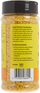 Bragg Premium Nutritional Yeast Seasoning - Vegan, Gluten Free – Good Source of Protein & Vitamins – Nutritious Savory Parmesan Cheese Substitute (Original, 12 Ounce Pouch)