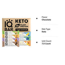 IQBAR Brain and Body Keto Protein Bars - Chocolate Lovers Variety Keto Bars - 12-Count Energy Bars - Low Carb Protein Bars - High Fiber Vegan Bars and Low Sugar Meal Replacement Bars - Vegan Snacks