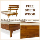 Bme Caden Solid Wood Nightstand/Side Table/End Table, Fully Assembled, with 1-Drawer for Mid Century Bedroom and Living Room, Caramel