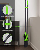 Broom and Dustpan, Broom and Dustpan Set for Home, Long Handle Broom with Dustpan, Broom and Dustpan Combo for Office Home Kitchen Lobby Floor Use Dustpan and Broom Set