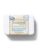 A LA MAISON Lavender Flower Bar Soap - Triple French Milled Natural Moisturizing Hand Soap Bar (3 Bars of Soap, 8.8 oz)