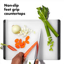 OXO Good Grips 2-Piece Plastic Cutting Board Set (Pack of 1),Clear