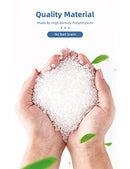 Trash Bags 80 Counts, Waikas Garbage Bags for Kitchen Bathroom, Heavy duty Small Bag, 3 Gallon, White