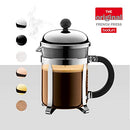 Bodum 1928-16US4 Chambord French Press Coffee Maker, 1 Liter, 34 Ounce, Chrome