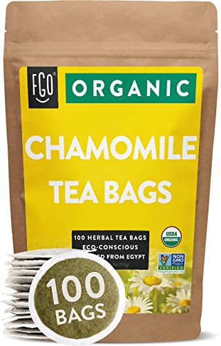 FGO Organic Green Tea, Eco-Conscious Tea Bags, 100 Count