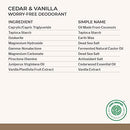 Each & Every 2-Pack Natural Aluminum-Free Deodorant for Sensitive Skin with Essential Oils, Plant-Based Packaging (Unscented, 2.5 Ounce (Pack of 2))