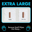 DUDE Wipes Flushable Wipes - 3 Pack, 144 Wipes - Unscented Adult Wet Wipes with Vitamin-E & Aloe for at-Home Use - Septic and Sewer Safe