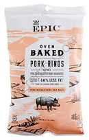 Epic Artisanal Oven Baked Pork Rinds, Variety Pack, Chili Lime, BBQ, Crackling Maple Bacon, Pink Himalayan Sea Salt, Sea Salt & Pepper, 2.5 oz. ( 5 Count )
