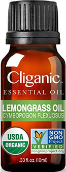 Cliganic Organic Cardamom Essential Oil - 100% Pure Natural for Aromatherapy Diffuser | Non-GMO Verified