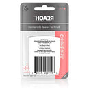 Reach Waxed Dental Floss Bundle | Effective Plaque Removal, Extra Wide Cleaning Surface | Shred Resistance & Tension, Slides Smoothly & Easily , PFAS FREE | Cinnamon Flavored, 55 Yard (Pack of 6)