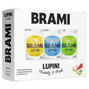 Simply Pickled Lupini Beans Snack by BRAMI | 9g Plant Protein, 0g Net Carbs | Vegan, Vegetarian, Keto, Mediterranean Diet, Non Perishable | 2.3 oz (Variety, 8 Count)