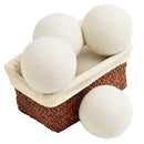 Wool Dryer Balls - Natural Fabric Softener, Reusable, Reduces Clothing Wrinkles and Saves Drying Time. The Large Dryer Ball is a Better Alternative to Plastic Balls and Liquid Softener. (Pack of 6)