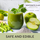 FOSSIL POWER CALCIUM BENTONITE CLAY 2lb - Natural Clay Powder for Cleansing- Best Hair and Facial Treatment for Radiant Skin