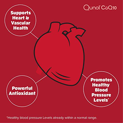 Qunol Ultra CoQ10 100mg, 3x Better Absorption, Patented Water and Fat Soluble Natural Supplement Form of Coenzyme Q10, Antioxidant for Heart Health, 120 Count Softgels (Shipping Only)