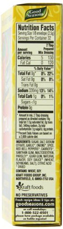 Good Seasons Italian All Natural Salad Dressing & Recipe Mix (16 Envelopes, 4 Packs of 4)