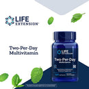 Life Extension Two-Per-Day High Potency Multivitamin & Mineral Supplement - Vitamins, Minerals, Plant Extracts, Quercetin, 5-MTHF, Folate & More - Gluten-Free, Non-GMO - 120 Capsules