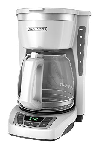 Black+Decker CM1160B 12-Cup Programmable Coffee Maker, Black/Stainless Steel