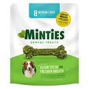 Minties VetIQ Dog Dental Bone Treats, Dental Chews for Medium/Large Dogs (Over 40 Lbs)