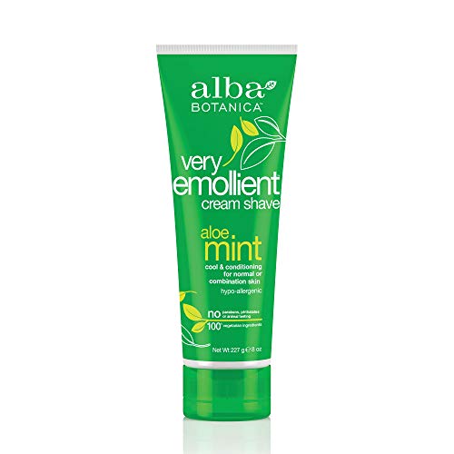 Alba Botanica Very Emollient Cream Shave, Mango Vanilla, 8 Oz