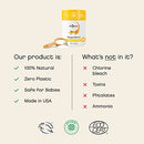 Unscented Oxygen Bleach Powder and Color Safe Stain Remover by AspenClean, Zero plastic, EWG Verified™, Vegan, Hypoallergenic, Bleach Alternative - 45 Loads