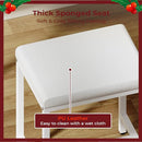 SUPERJARE Vanity Desk, Makeup Vanity with Lighted Mirror, White Desk with Drawers, 35.4 Inches Makeup Vanity Desk with Lights, for Bedroom, White and Gold