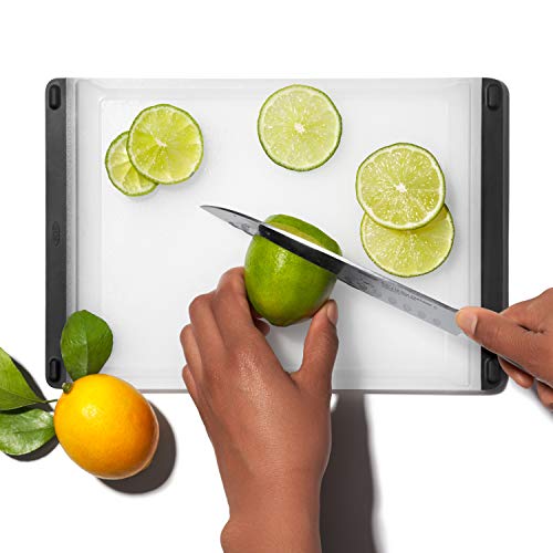 OXO Good Grips 2-Piece Plastic Cutting Board Set (Pack of 1),Clear