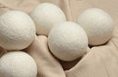 Wool Dryer Balls - Natural Fabric Softener, Reusable, Reduces Clothing Wrinkles and Saves Drying Time. The Large Dryer Ball is a Better Alternative to Plastic Balls and Liquid Softener. (Pack of 6)