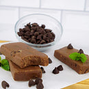 BHU Cookie Dough Keto Protein Bars, Chocolate Chip, Ultra Creamy Refrigerated Keto Snacks - 4g Net Carbs, 1g Sugar (8 Bars)