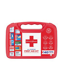 Johnson & Johnson All-Purpose Portable Compact First Aid Kit for Minor Cuts, Scrapes, Sprains & Burns, Ideal for Home, Car, Travel, Camping and Outdoor Emergencies, 160 pieces