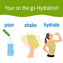 Electrolyte Hydration Drink Mix with Vitamin D, Non GMO Electrolyte Powder Hydration Pack, Lemon Citrus, 30 Hydration Powder Packets - GoHydrate
