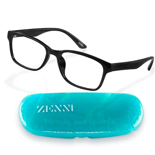 ZENNI Rectangle Glasses for Men Blue Light Blocking Glasses Women Lightweight Eyewear Anti Eye Strain Relieve Digital Screen