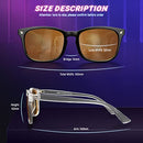 livho 2 Pack Blue Light Blocking Glasses, Computer Reading/Gaming/TV/Phones Glasses for Women Men,Anti Eyestrain & UV Glare (*B1 Light Blcak+Clear, Clear)