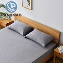 Grounding Sheets Queen Size | Organic Cotton + Silver Fiber | White Fitted Earth Sheets with Grounding Cord