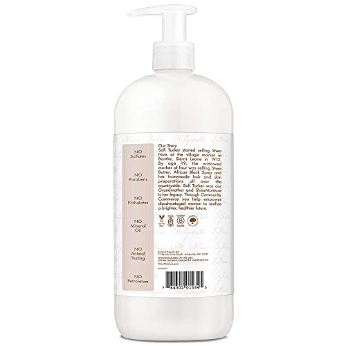 Shea Moisture Moisturizing Conditioner Coconut Oil Daily Hydration, Made with Real Coconut Oil, 34 Fl Ounce (Pack of 2)