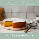 La Tourangelle, Expeller-Pressed Grapeseed Oil, High Heat Neutral Cooking Oil, Cast Iron Seasoning, Also Great for Skin, Hair, and DIY Beauty Recipes, 16.9 fl oz