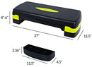 BalanceFrom Adjustable Workout Aerobic Stepper Step Platform Trainer