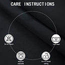 LEMOMO Blackout Curtains 52 x 84 inch/Black Set of 2 Panels/Thermal Insulated Room Darkening Bedroom Curtains