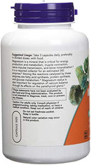 Now Supplements, Magnesium Citrate, Enzyme Function*, Nervous System Support*, 240 Veg Capsules